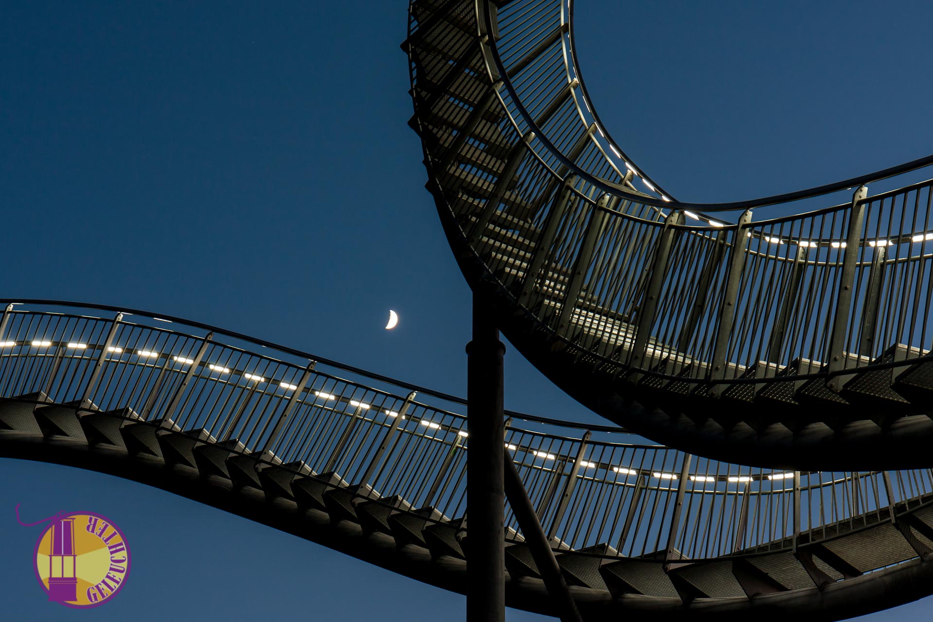 Lightpainting - Duisburg, Tiger And Turtle -