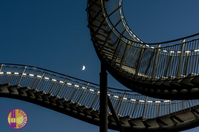 Lightpainting - Tiger And Turtle, Duisburg -